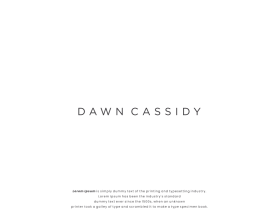 Dawn Cassidy entry by manaf