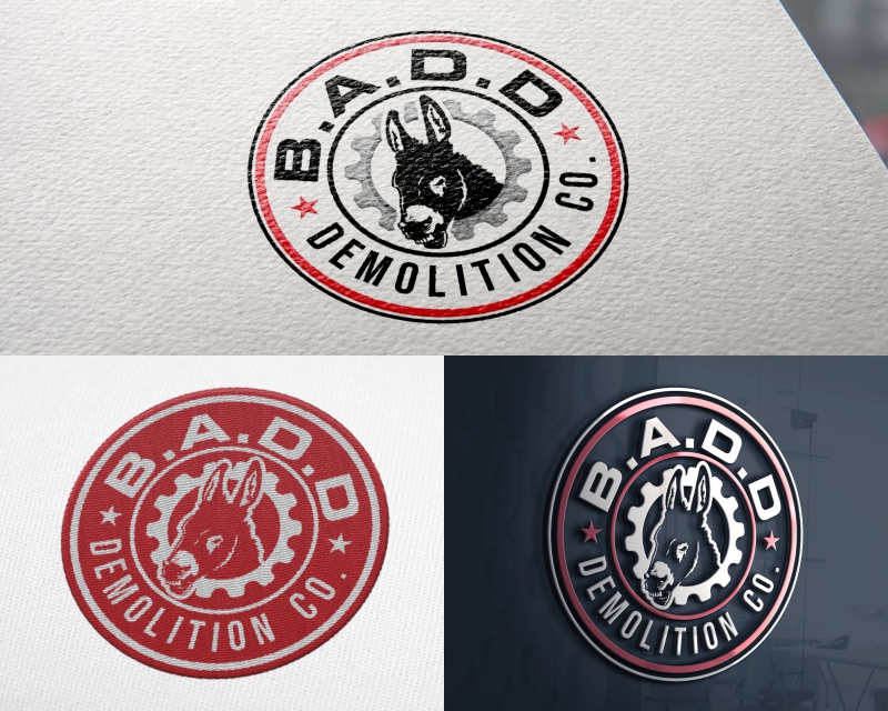 Logo Design for B.A.D.D Contracting & Demolition