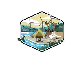 There is no company name or website on this logo (see attachment for logo requirements and rough concept draft) entry by Jagad Langitan