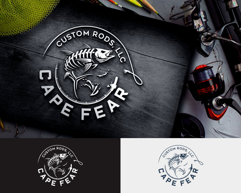 Logo Design for Cape Fear Custom Rods, LLC
