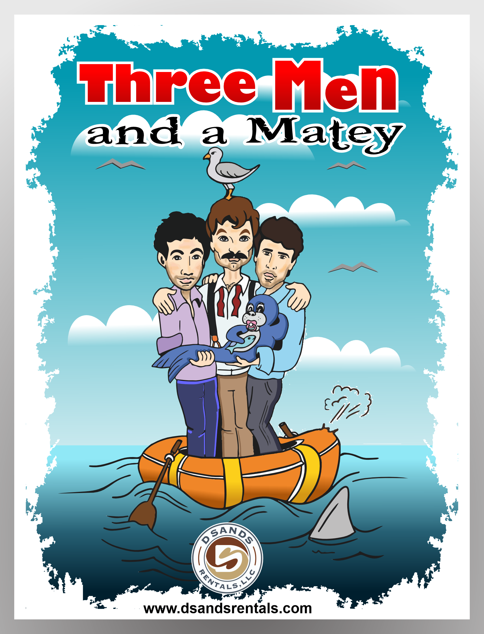 Graphic Design for Three Men and a Matey