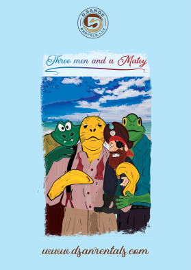 Three Men and a Matey entry by Jheebsyn 