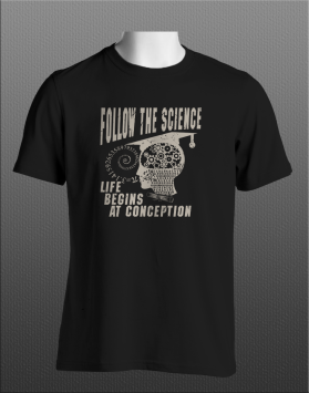 Follow the Science T-Shirt Design entry by dragandjb