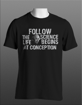 Follow the Science T-Shirt Design entry by dragandjb