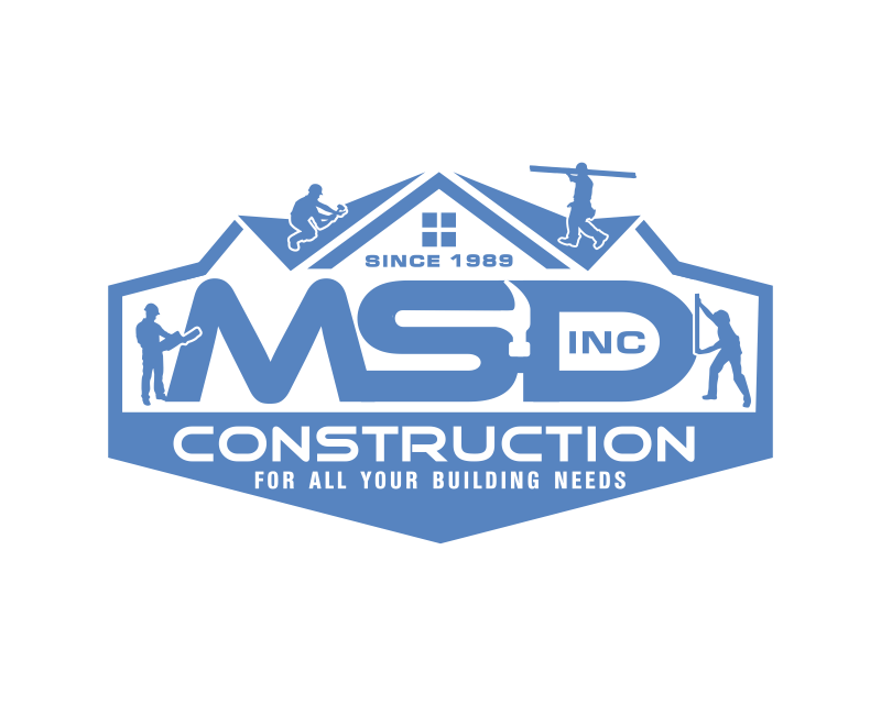 Logo Design for MSD CONSTRUCTION INC.