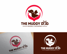 The Muddy Dog Mobile Grooming entry by Dreee3_Studio