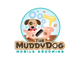 The Muddy Dog Mobile Grooming entry by joegdesign