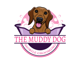The Muddy Dog Mobile Grooming entry by LannaLaine