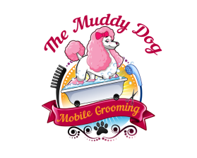 The Muddy Dog Mobile Grooming entry by LannaLaine