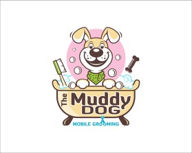 The Muddy Dog Mobile Grooming entry by nirajdhivaryahoocoin