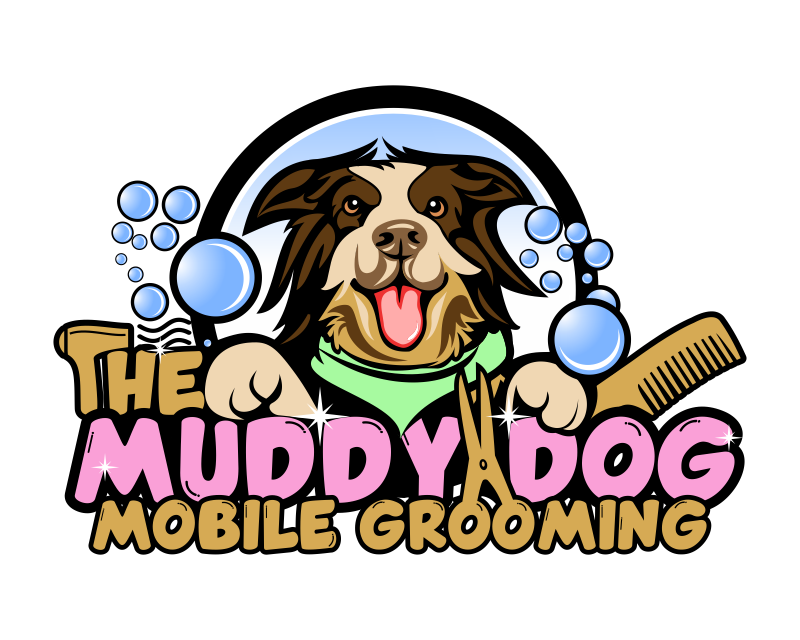 Logo Design for The Muddy Dog Mobile Grooming