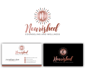 Nourished Counseling and Wellness entry by binbin design