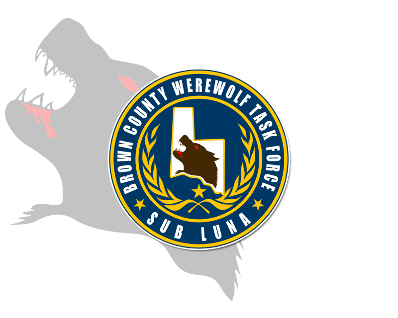 Logo Design for Brown County Werewolf Task Force