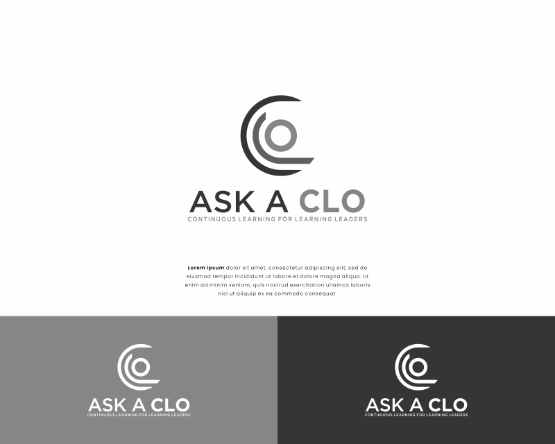 Logo Design entry 2848888 submitted by ecriesdiyantoe to the Logo Design for Ask a CLO run by franknphd