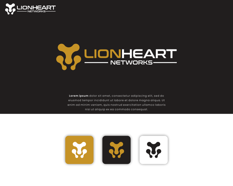 Logo Design for Lionheart Networks