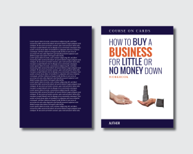 Course on Cards- How to Buy a Business for Little or No Money Down- WorkBook entry by Jheebsyn 