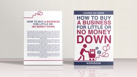 Course on Cards- How to Buy a Business for Little or No Money Down- WorkBook entry by Meraki_Graphi
