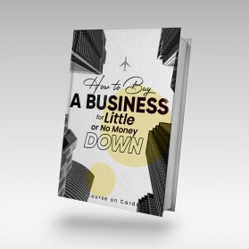 Course on Cards- How to Buy a Business for Little or No Money Down- WorkBook entry by ongki_design