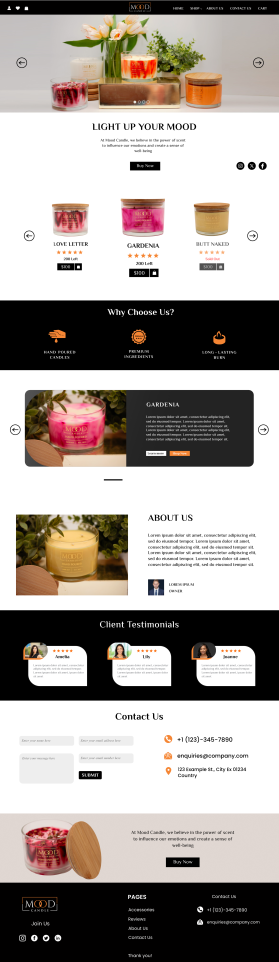 Mood Candle entry by Cosmic_Designs