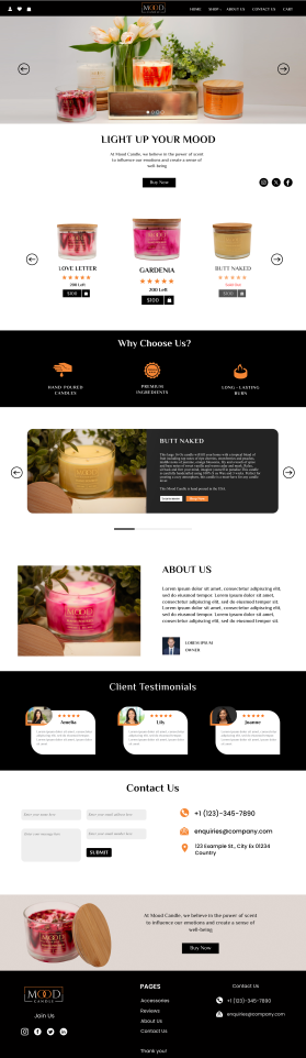 Mood Candle entry by Cosmic_Designs