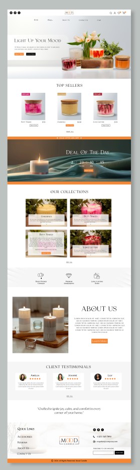 Mood Candle entry by Cosmic_Designs