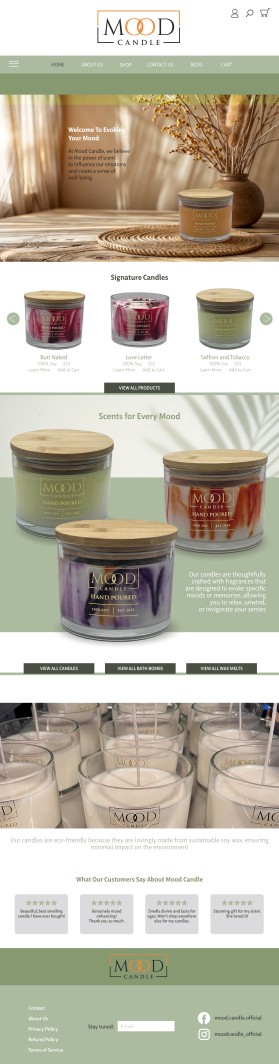 Mood Candle entry by IDesign Place