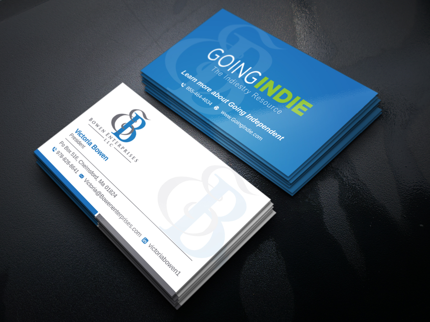 Business Card & Stationery Design for Bowen Enterprises