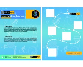 The Old & Washed Up Athlete’s Association - Old is Dope Experience Tri-Fold Marketing Brochure entry by Moevad