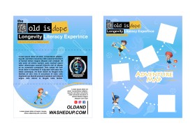 The Old & Washed Up Athlete’s Association - Old is Dope Experience Tri-Fold Marketing Brochure entry by dzaky7