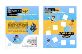 The Old & Washed Up Athlete’s Association - Old is Dope Experience Tri-Fold Marketing Brochure entry by dzaky7