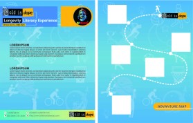 The Old & Washed Up Athlete’s Association - Old is Dope Experience Tri-Fold Marketing Brochure entry by Moevad