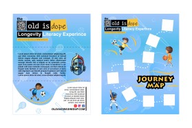 The Old & Washed Up Athlete’s Association - Old is Dope Experience Tri-Fold Marketing Brochure entry by dzaky7