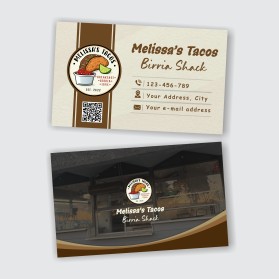 MELISSA'S TACOS Birria Shack entry by Robinesia