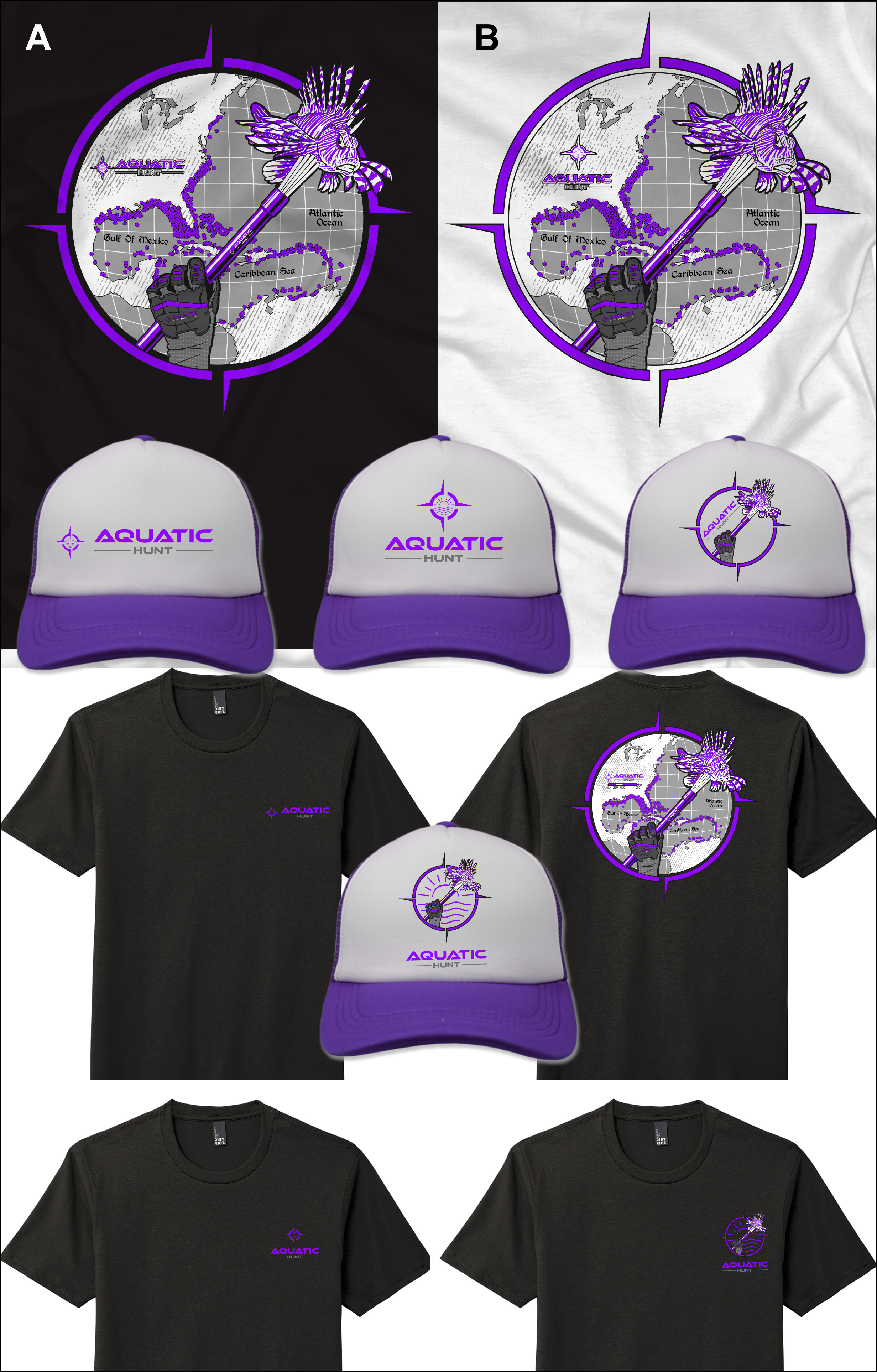 T-Shirt Design for Aquatic Hunt