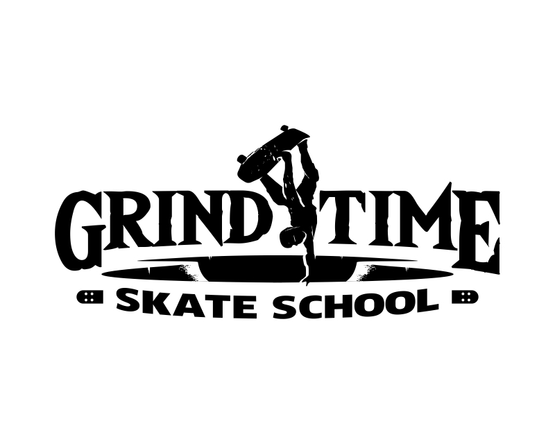 Logo Design for Grind Time Skate School