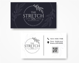 The Stretch Spa Business Cards entry by Armchtrm