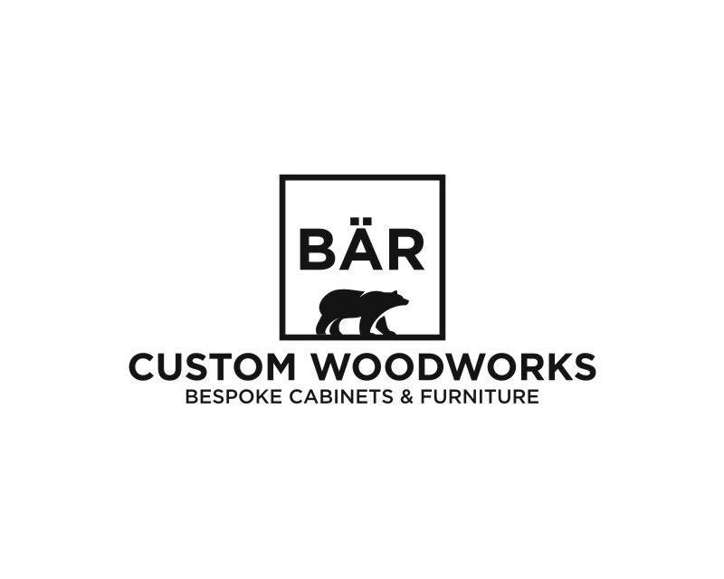 Logo Design for Bär Custom Woodworks - Bespoke Cabinets & Furniture