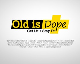 Old is Dope entry by ongki_design