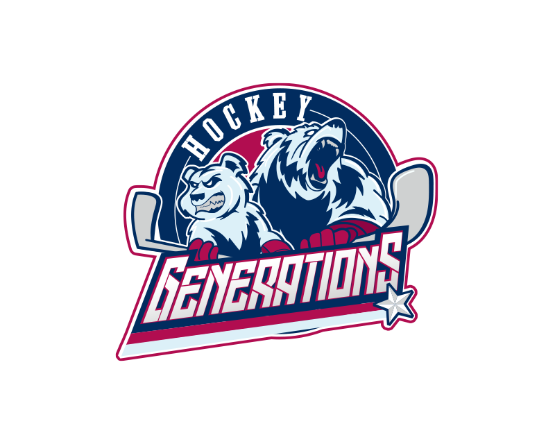 Bear Hockey Logo Design
