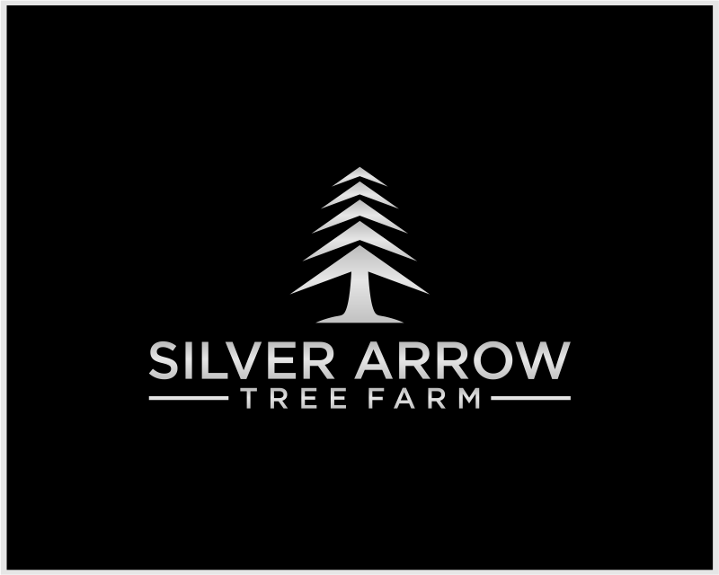 Logo Design for Silver Arrow Tree Farm