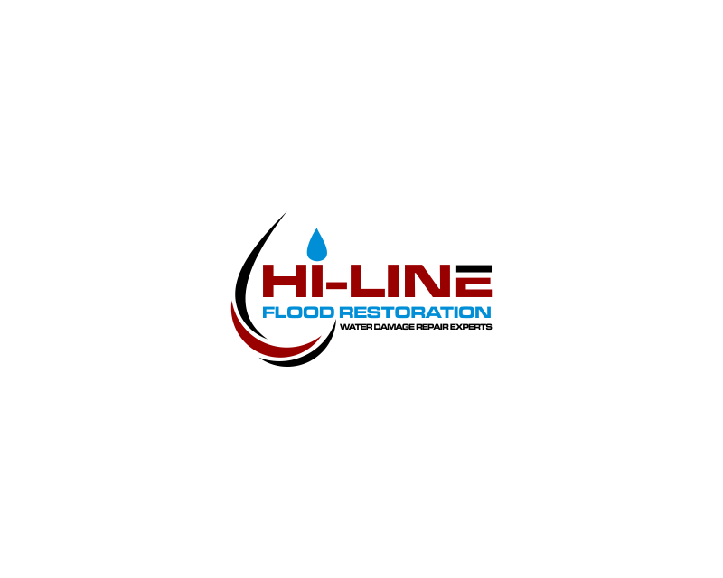 Logo Design for Hi-line Flood Restoration