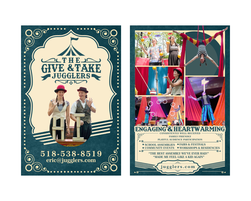 Graphic Design for The Give & Take Jugglers