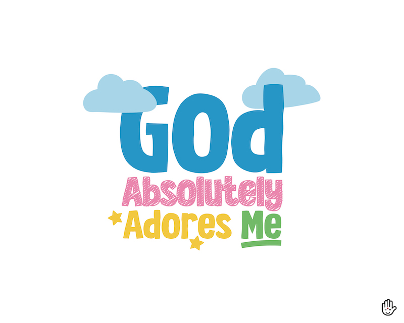 Logo Design for God Absolutely Adores Me