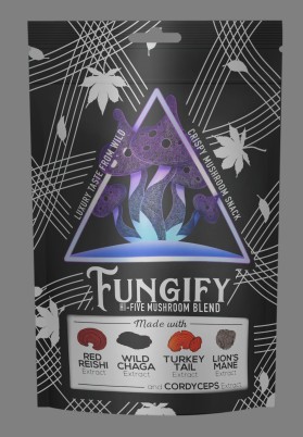 Mushroom product label for new company entry by Brick_Bags