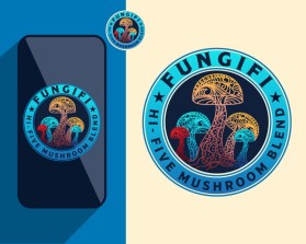 Mushroom product label for new company entry by Thushan_S