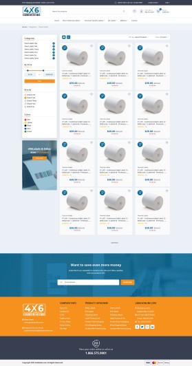 4x6Labels.com Website Design Contest (not a logo contest) entry by yasin