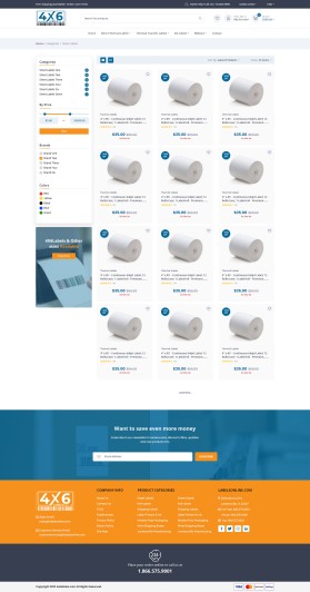 4x6Labels.com Website Design Contest (not a logo contest) entry by yasin