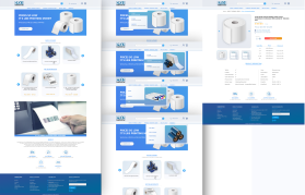 4x6Labels.com Website Design Contest (not a logo contest) entry by Youni