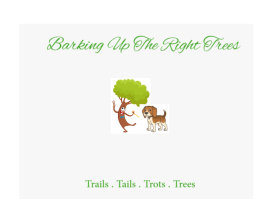 Barking Up The Right Trees-  Race Day Event Management entry by Bikram141