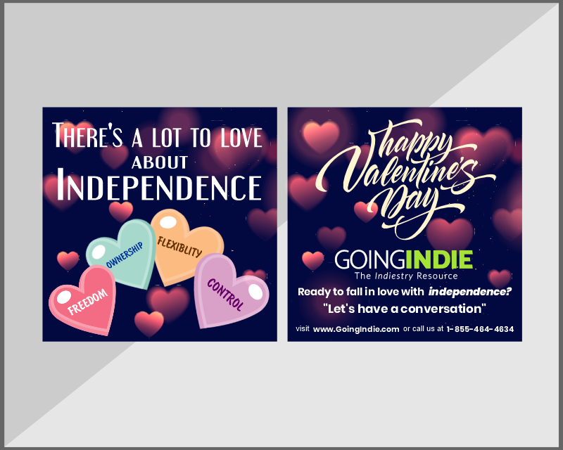Graphic Design for www.GoingIndie.com